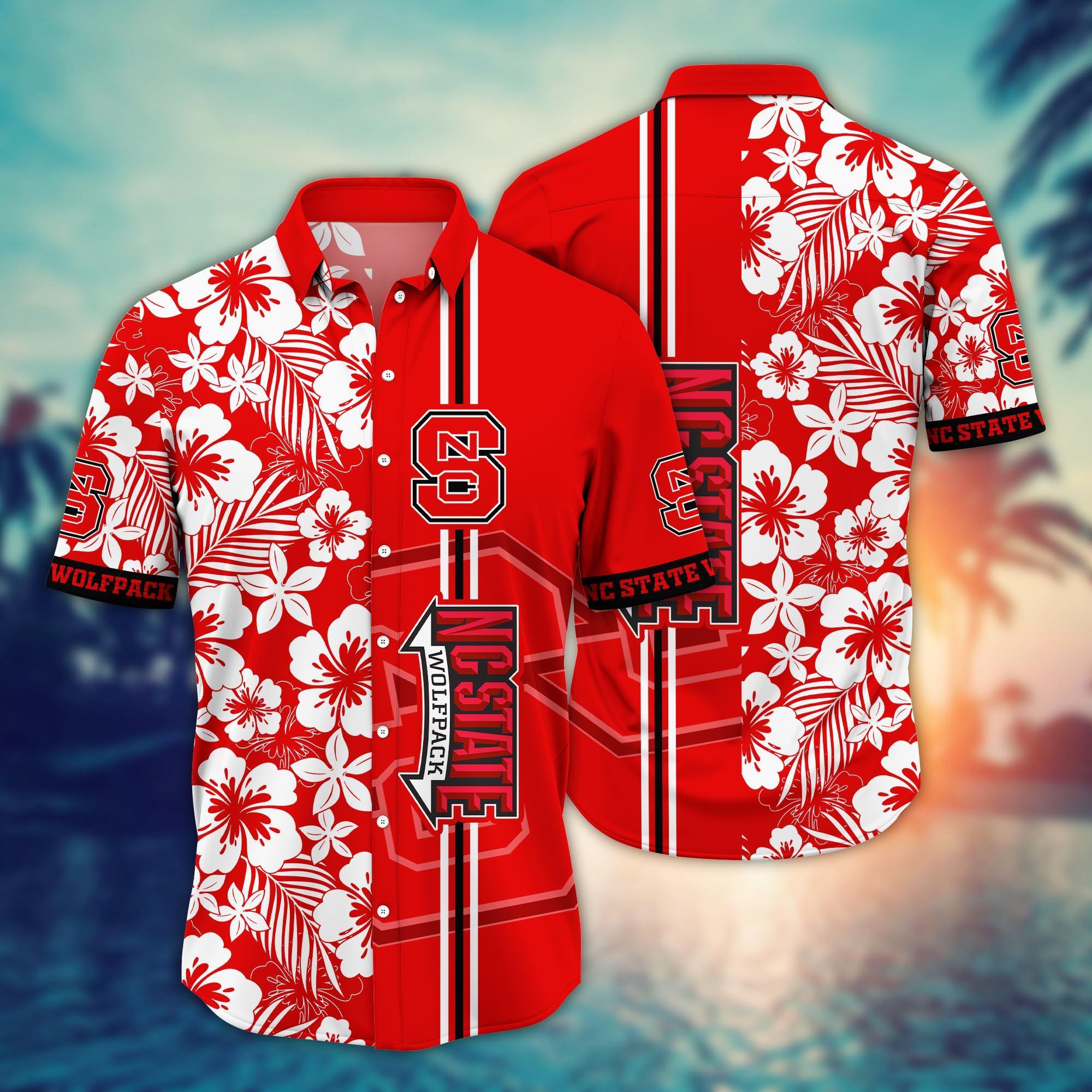NC State Wolfpack NCAA Flower Hawaii Shirt For Fans Ver 26