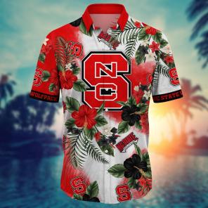 NC State Wolfpack NCAA Flower Hawaii Shirt For Fans Ver 28