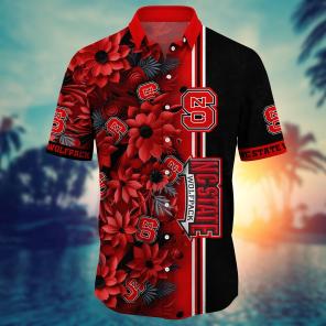 NC State Wolfpack NCAA Flower Hawaii Shirt For Fans Ver 3
