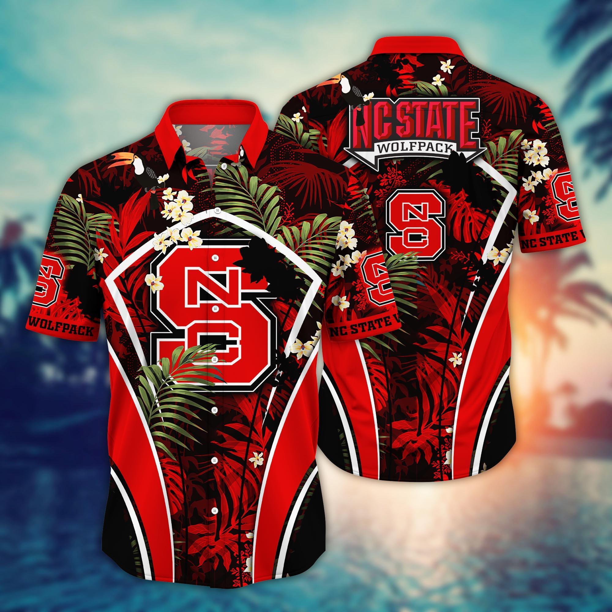 NC State Wolfpack NCAA Flower Hawaii Shirt For Fans Ver 30