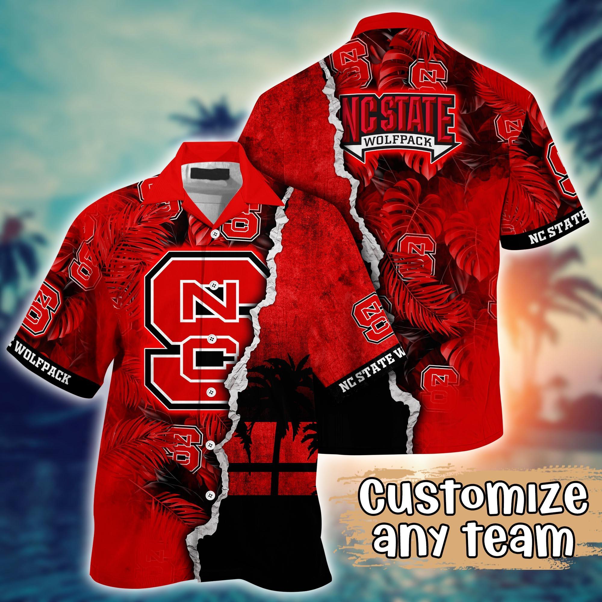 NC State Wolfpack NCAA Flower Hawaii Shirt For Fans Ver 34
