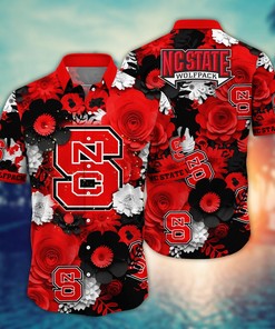 NC State Wolfpack NCAA Flower Hawaii Shirt For Fans Ver 35