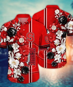 NC State Wolfpack NCAA Flower Hawaii Shirt For Fans Ver 36
