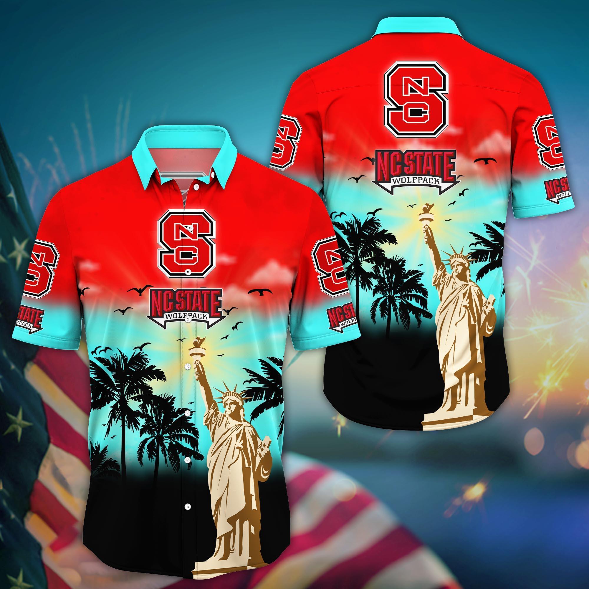 NC State Wolfpack NCAA Flower Hawaii Shirt For Fans Ver 37