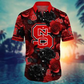 NC State Wolfpack NCAA Flower Hawaii Shirt For Fans Ver 4