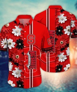 NC State Wolfpack NCAA Flower Hawaii Shirt For Fans Ver 5