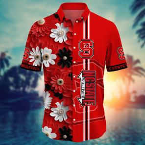 NC State Wolfpack NCAA Flower Hawaii Shirt For Fans Ver 5