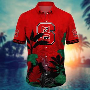 NC State Wolfpack NCAA Flower Hawaii Shirt For Fans Ver 6