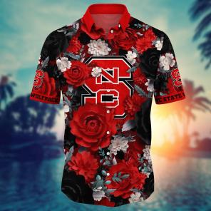 NC State Wolfpack NCAA Flower Hawaii Shirt For Fans Ver 8