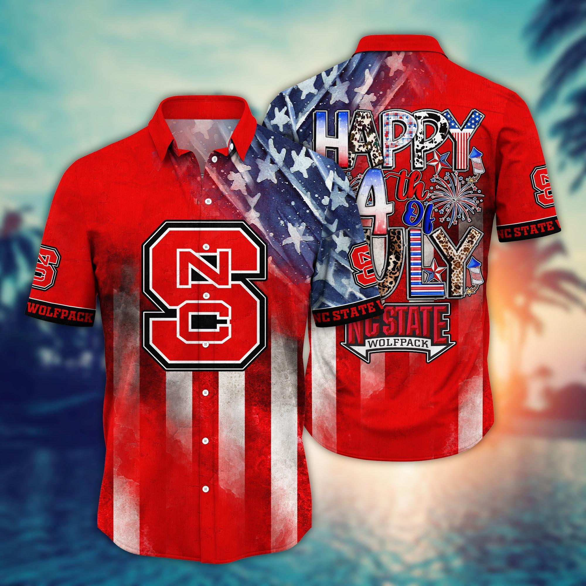 NC State Wolfpack NCAA Hawaii Shirt Ver 2