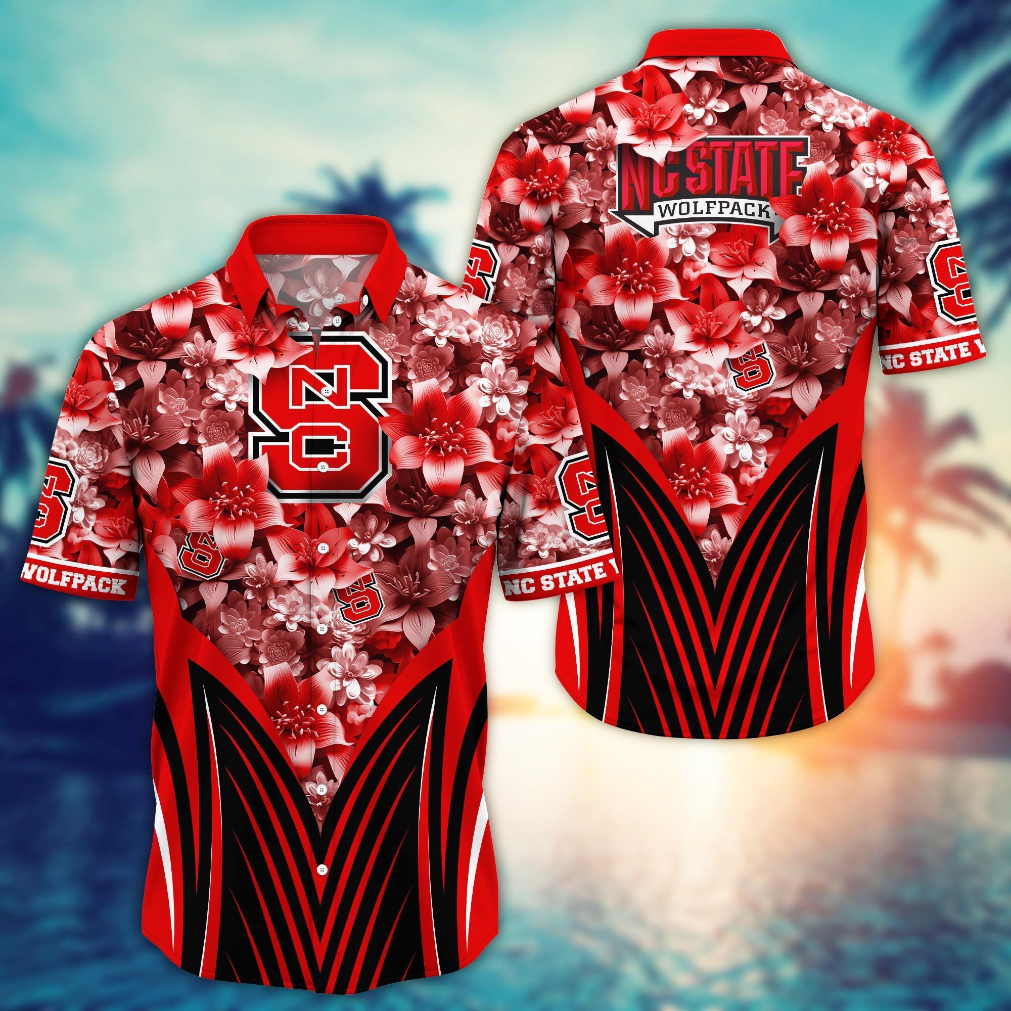 NC State Wolfpack NCAA Hawaiian Shirt, Aloha Shirt Ver 2