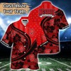NC State Wolfpack NCAA US Flag Flower Hawaii Shirt For Fans