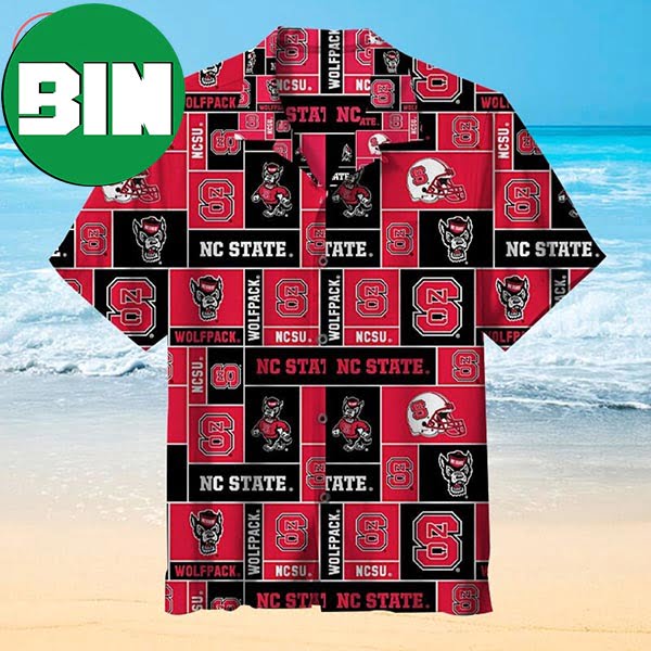 NC State Wolfpack Summer Hawaiian Shirt - Comfortable and Stylish for Every Occasion.