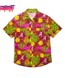 NCAA Alabama Crimson Tide Aloha Hawaiian Shirt - Official Fan Gear