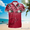 NCAA Arkansas Razorbacks Hawaiian Shirt and Shorts Combo Set for Men