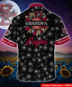 NCAA Boston College Eagles Hawaiian Shirt - Coconut Design, Shorts Included