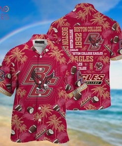 NCAA Boston College Eagles Parrot Hawaiian Shirt - Short for Fans