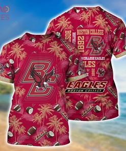 NCAA Boston College Eagles Parrot Hawaiian Shirt - Short for Fans
