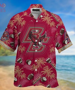 NCAA Boston College Eagles Parrot Hawaiian Shirt - Short for Fans
