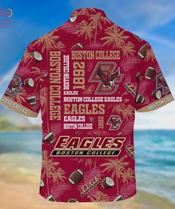 NCAA Boston College Eagles Parrot Hawaiian Shirt - Short for Fans