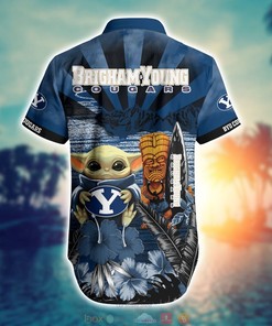 NCAA Byu Cougars Hawaiian Shirt - Coconut Design, Shorts Included
