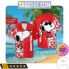NCAA Georgia Bulldogs Custom Name Snoopy Aloha Hawaiian Shirt - Great Gift