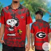 NCAA Georgia Bulldogs Snoopy Hawaiian Shirt - Perfect Gift