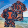 NCAA Illinois Fighting Illini Coconut Blue Orange Hawaiian Shirt - Perfect For Fans 