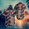 NCAA Illinois Fighting Illini Coconut Hawaiian shirt and Shorts - Perfect Pair For Summer 