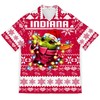 NCAA Indiana Hoosiers Baby Yoda Ugly Christmas Hawaiian Shirt - Unique Gift For Fans 