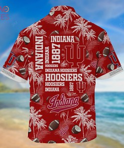 NCAA Indiana Hoosiers Coconut Crimson Hawaiian Shirt - Perfect Beach Wear For Fans 