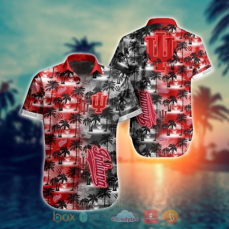 NCAA Indiana Hoosiers Coconut Hawaiian shirt and Shorts - Perfect Pair For Summer
