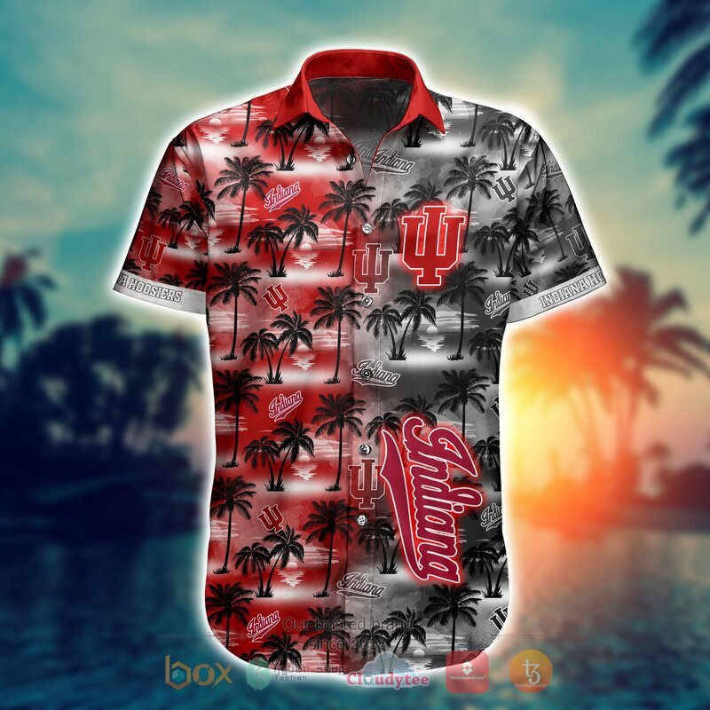 NCAA Indiana Hoosiers Coconut Hawaiian shirt and Shorts - Perfect Pair For Summer
