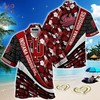 NCAA Indiana Hoosiers Crimson Black Hawaiian Shirt V2 - Perfect For Sports Enthusiasts 