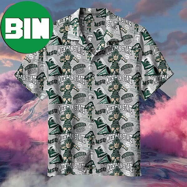 NCAA Michigan State Spartans Summer Hawaiian Shirt - A Must-Have for Fans.