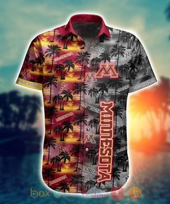NCAA Minnesota Golden Gophers Coconut Hawaiian shirt, Short - Vibrant and Stunning Coconut Tree Design for Gophers Fans