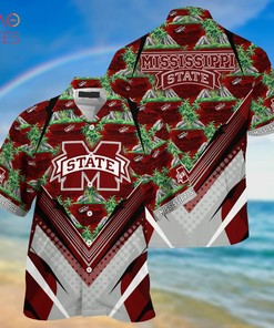 NCAA Mississippi State Bulldogs Maroon Green Hawaiian Shirt V2 - Trendy and Stylish Shirt Design for Bulldogs Fans