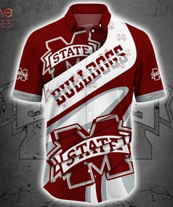 NCAA Mississippi State Bulldogs Maroon White Hawaiian Shirt - Classic and Timeless Shirt Design for Bulldogs Fans