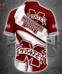 NCAA Mississippi State Bulldogs Maroon White Hawaiian Shirt - Classic and Timeless Shirt Design for Bulldogs Fans