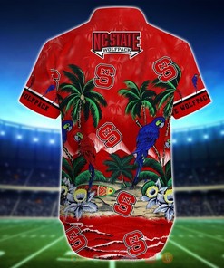 NCAA NC State Wolfpack Parrot Hawaiian Shirt - Short for Fans