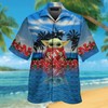 NCAA Nebraska Cornhuskers Baby Yoda Hawaiian Shirt V2 - Perfect for Fans of All Ages