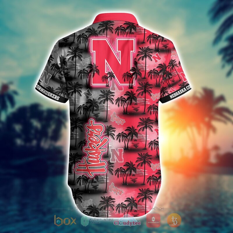 NCAA Nebraska Cornhuskers Coconut Hawaiian Shirt and Shorts - Perfect for Summer
