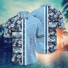 NCAA North Carolina Tar Heels Floral Hawaiian Shirt - Show Your Team Spirit!