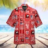 NCAA Northern Illinois Huskies Red Hawaiian Shirt 