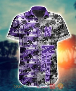NCAA Northwestern Wildcats Coconut Hawaiian Shirt and Shorts - Perfect for Summer