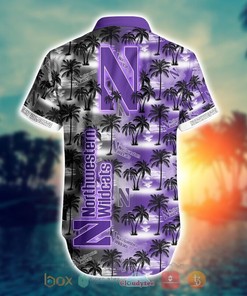 NCAA Northwestern Wildcats Coconut Hawaiian Shirt and Shorts - Perfect for Summer