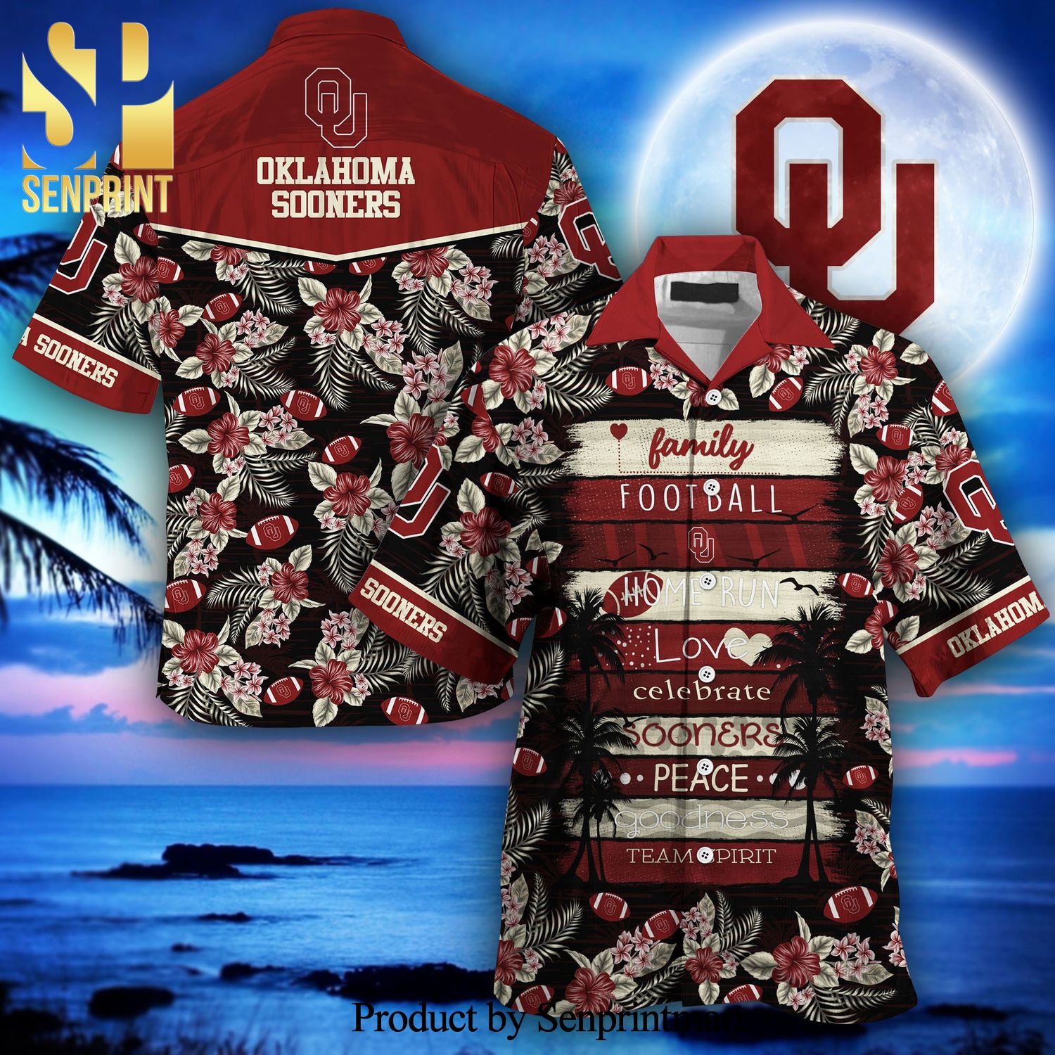 NCAA Oklahoma Sooners Summer Hawaiian Shirt - Show Your Sooner Spirit in Style