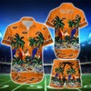 NCAA Oklahoma State Cowboys Parrot Hawaiian Shirt, Short 