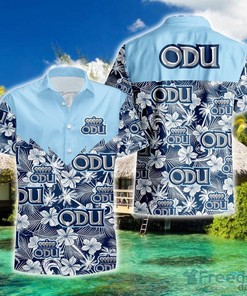 NCAA Old Dominion Monarchs Tropical Seamless Hawaiian Shirt, Top-Quality