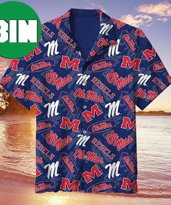 NCAA Ole Miss Rebels Summer Hawaiian Shirt, Perfect for Beach
